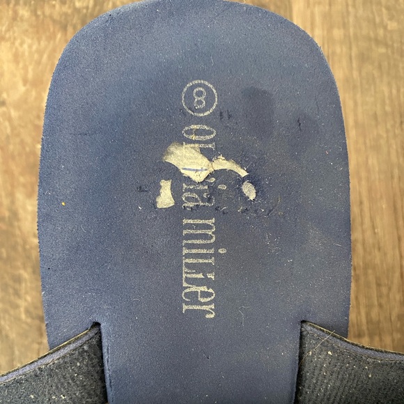 Olivia Miller Jeweled Blue Wedges - Picture 6 of 16